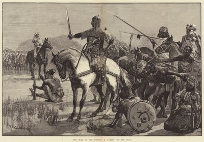 La Guerra nel Sudan, un Parley sulla Strada da Richard Caton Woodville junior